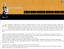 Tablet Screenshot of jvgcelebrant.com